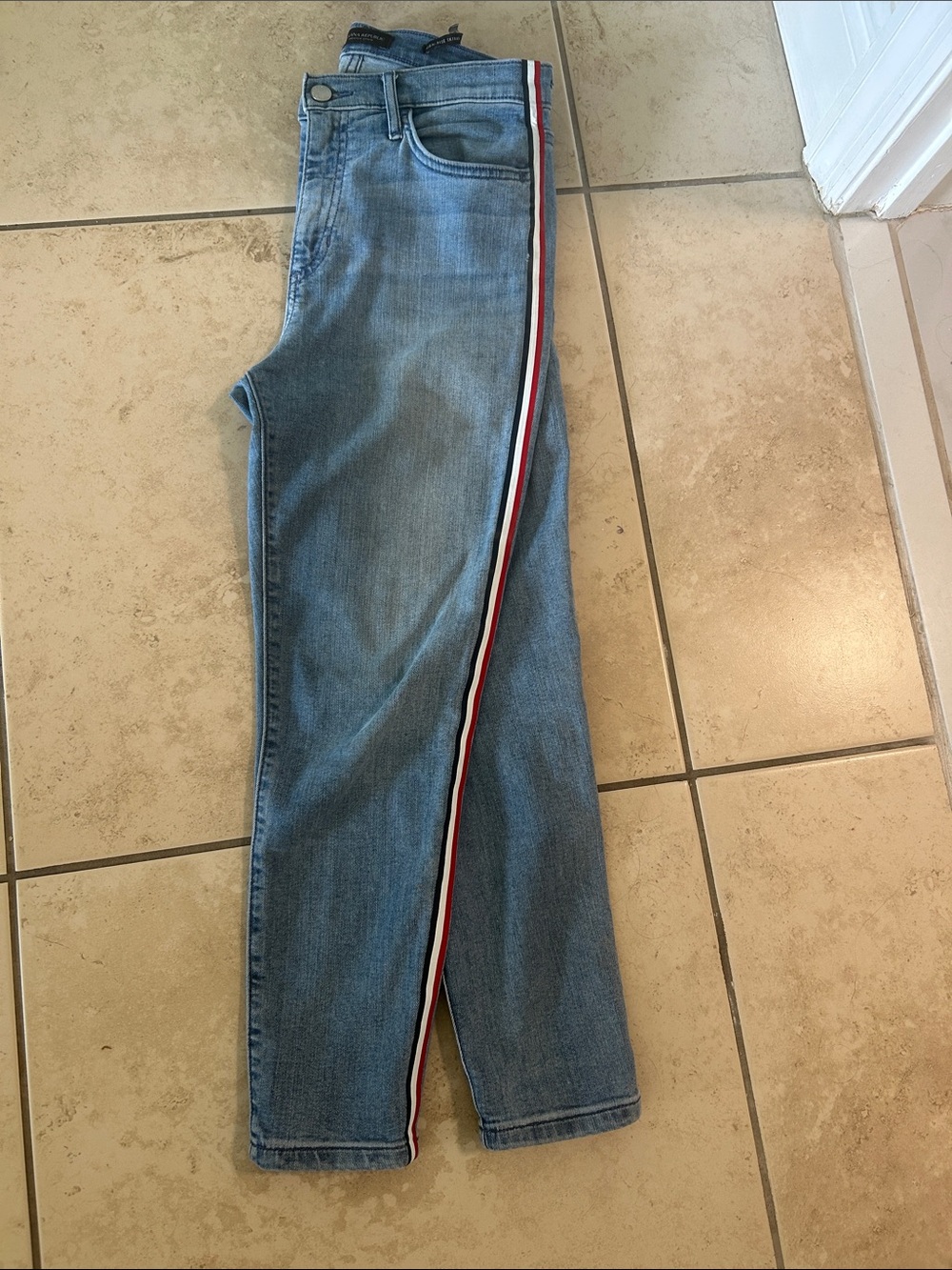 Banana Republic Light Blue High-Rise Skinny Jeans
